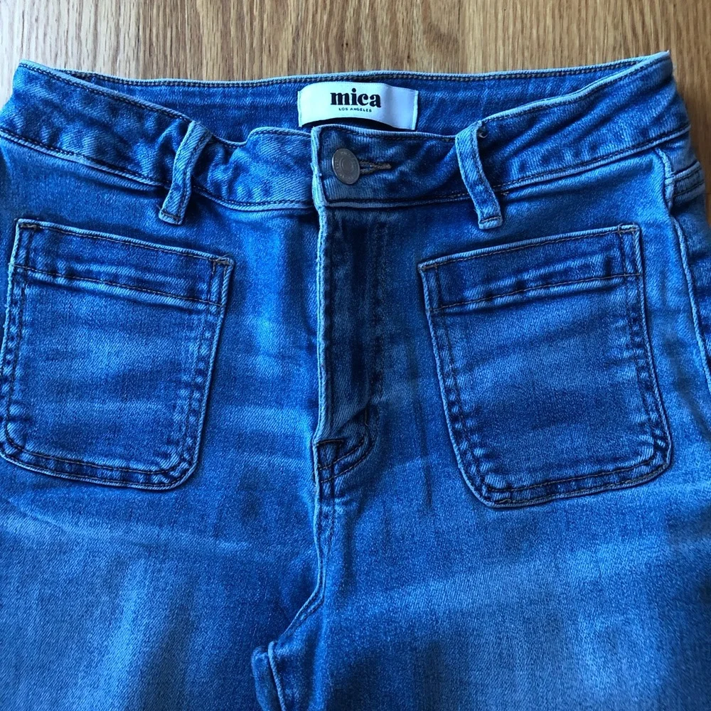 Mica wide Awake patch pocket cropped jeans - Picture 6 of 10